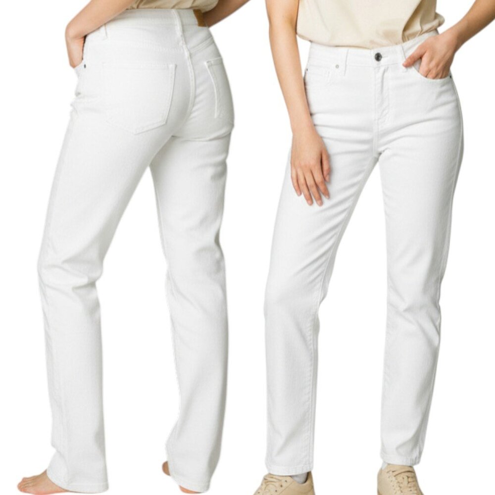 Club Monaco White Straight Leg Jean Women's Size 33/32